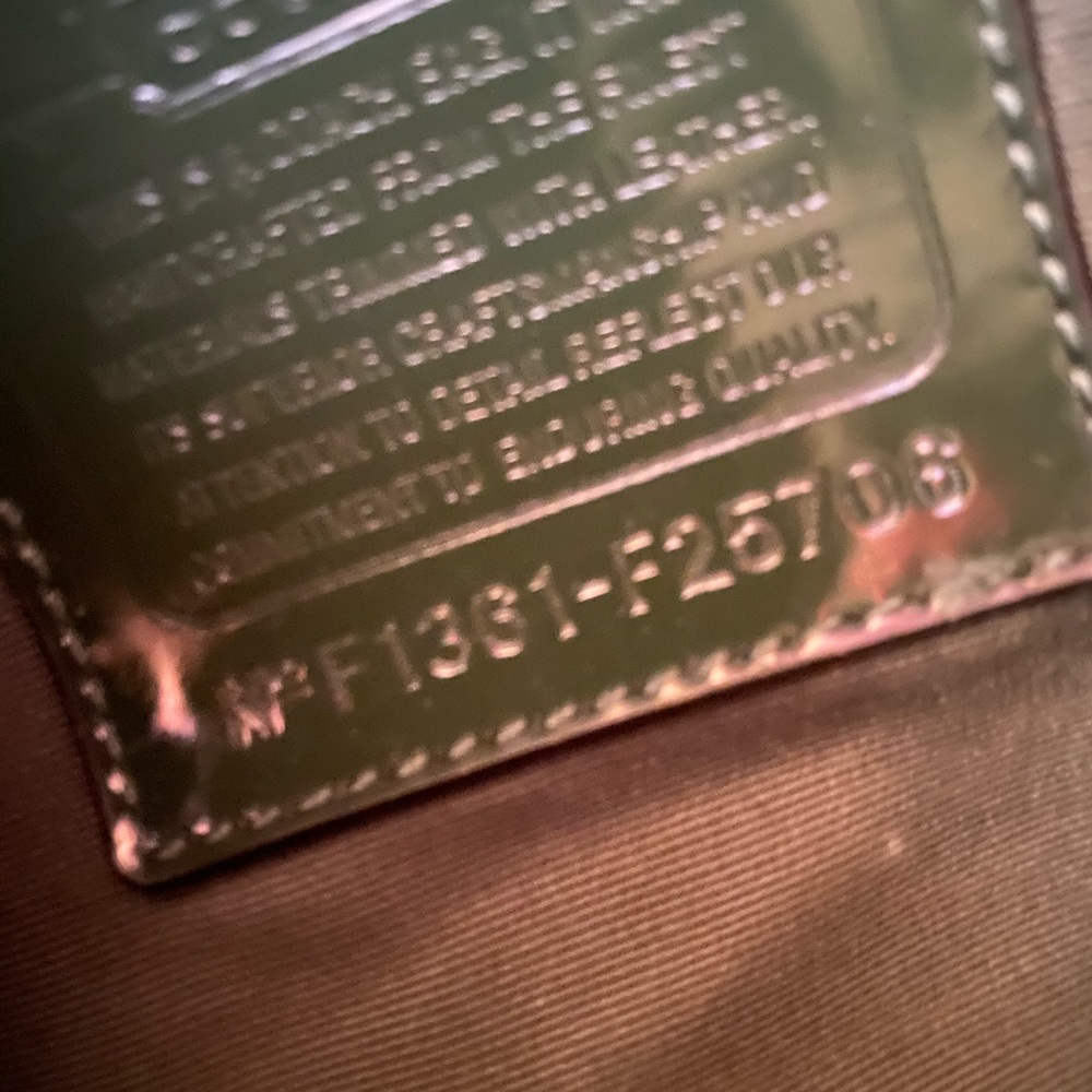 Green Python Coach Purse - image 3